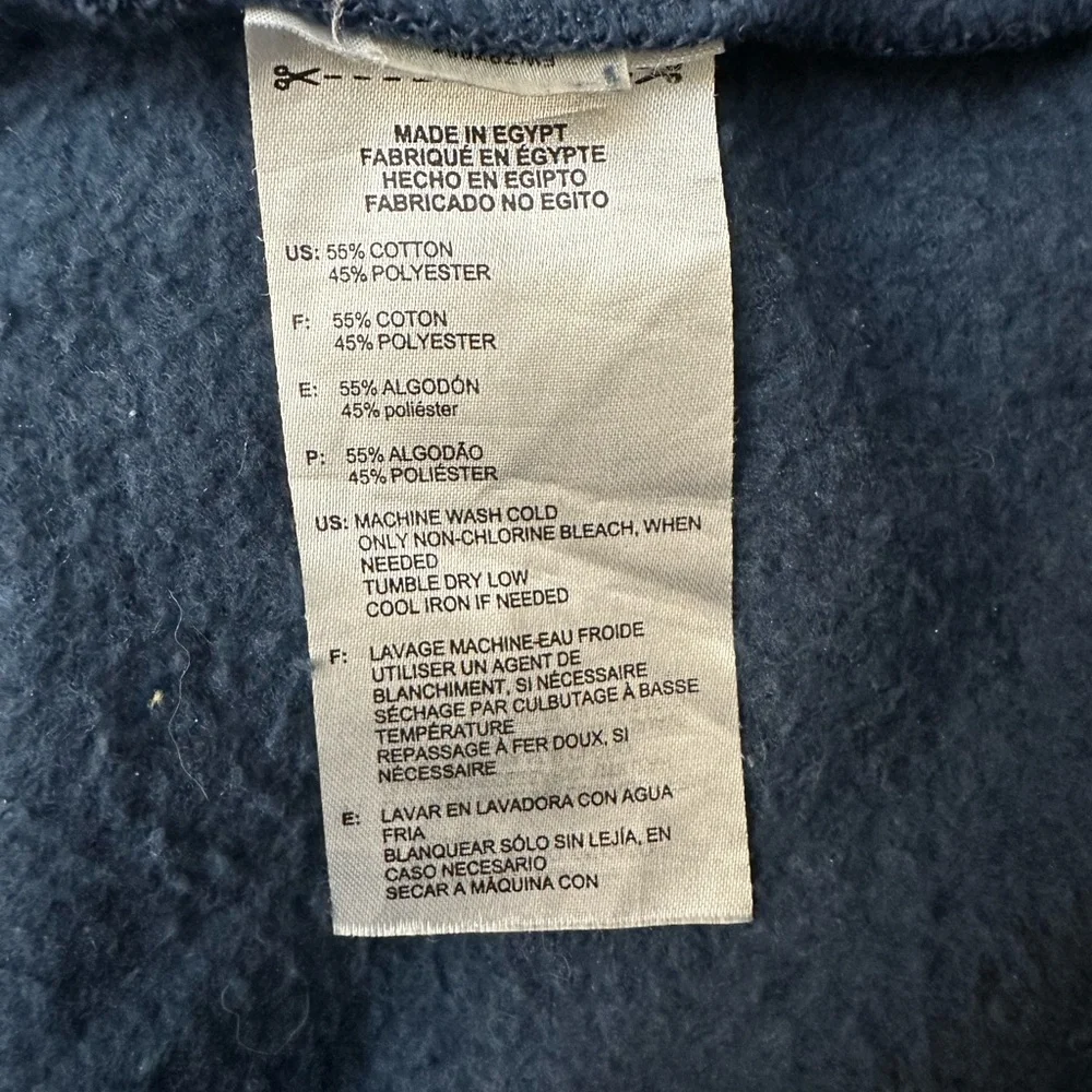 Adidas Golf Hoodie Adult Size L Logo Navy Blue Pullover Soft